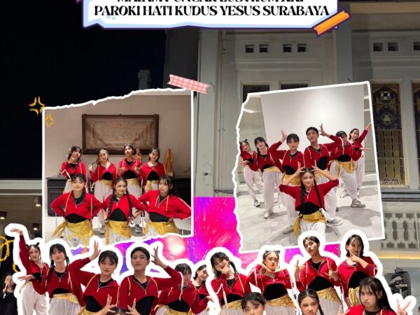 SMP Santa Katarina Surabaya Tampilkan Penampilan Dance pada Malam Puncak Lustrum XXI Paroki Hati Kudus Yesus Surabaya